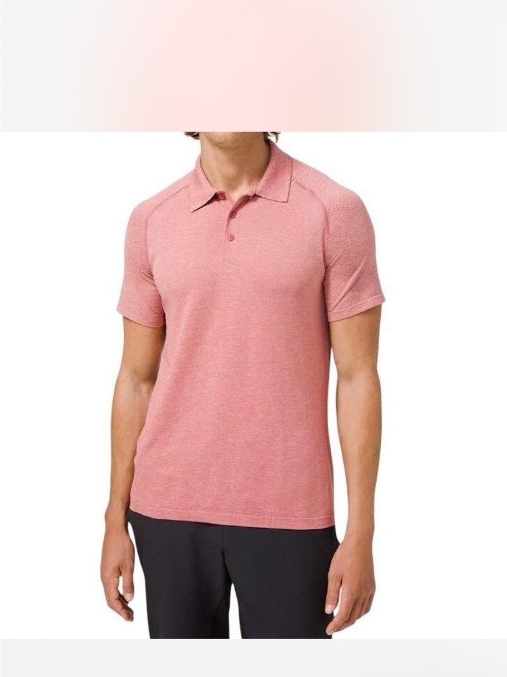 Lululemon Men's Misty Pink/Cherry Tint Metal Vent Tech 2.0